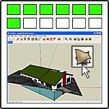 7. In SketchUp, click Toggle Terrain