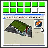10. In SketchUp, click Place Model