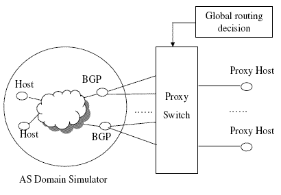 Remote Traffic Path Construction with Proxy Switch