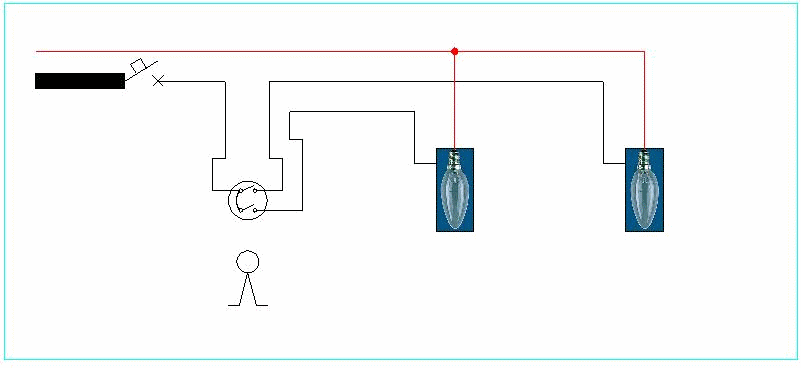 Рисонок 2 - Двухклавишный выключатель (анимация: размер - 801х368; объем - 58 КБ; количество кадров - 7; задержка между кадрами - 0,5 с; количество циклов повторения - бесконечное)
