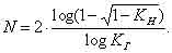Express  from the obtained equation