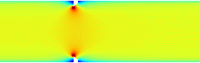 Fig. 3. Velocity oscillation