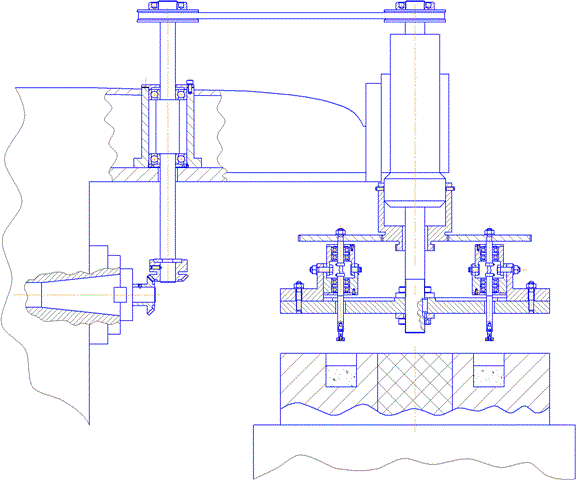 Modernization of horizontal f milling machine for magnetic-abrasive machining