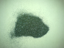 Powder of carbide of silicon black