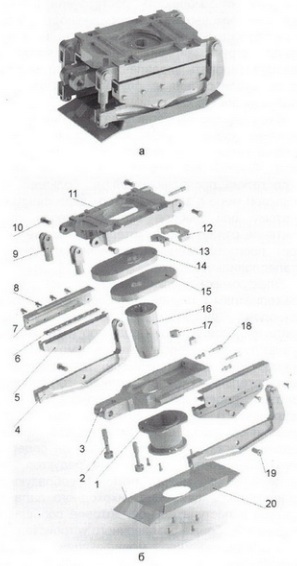 Cassette shutter balance  type and its components