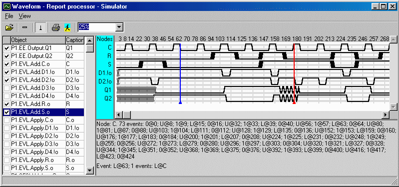 Компонент для построения временных диаграмм сигналов