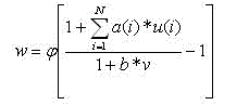 Equation for the output of any S-cell