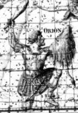 Созвездие Ориона, первое из созвездий, которое встречается в античной литературе