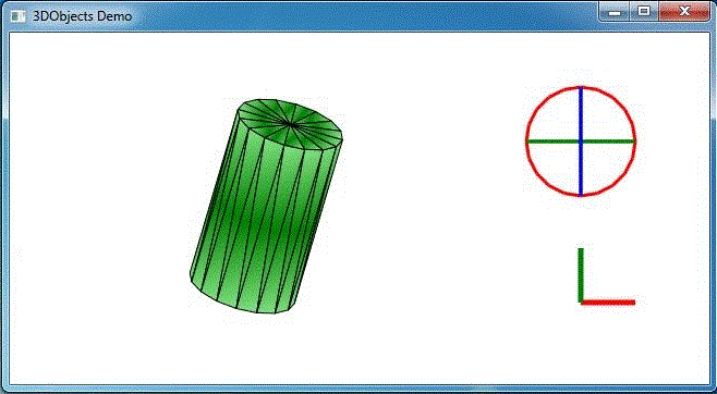 Construction of a cylinder in 3DObjects