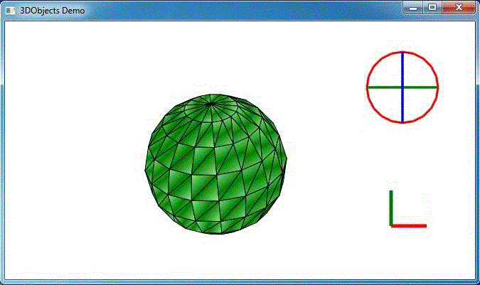 Construction of a sphere in 3DObjects