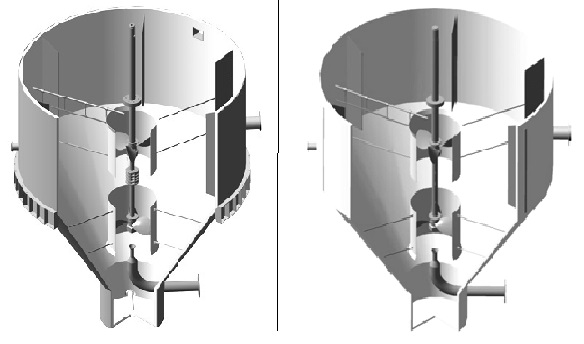Трехмерная модель
реактора