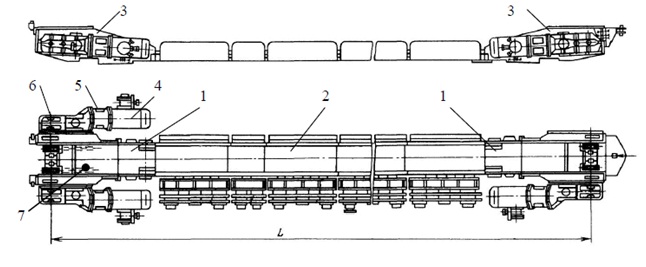 Typical layout of the scraper conveyor for example SP-202M