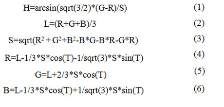 Formuls for convertation to grayscale