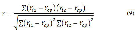 linear correlation coefficient