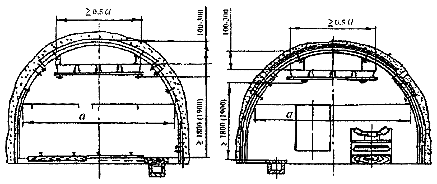 Scheme of installation of the water in zaslonv virobkah, zakrplenih metalevim arched krplennyam s spetsproflyu.