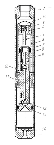 Submersible pump with a piston valve-spool hydraulic motor