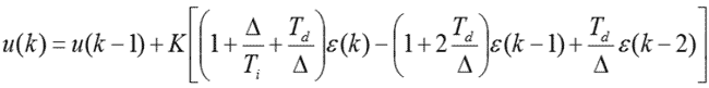 Figure 4 – Equation of discrete PID