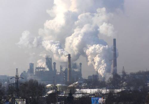 Abbildung 1 - Die wichtigsten Quellen der Emissionen in der Atmosphare der Stadt Donetsk