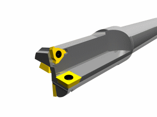 The tool with indexable inserts