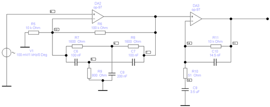 Full amplifier circuit