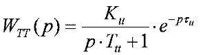 The transfer function of the contour <q>Fuel</q>