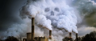 Air pollution in the industrial city