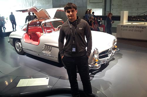 В музее Mercedes-Benz