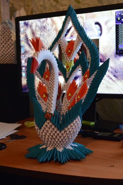 Набор Модульное оригами Лебедь Мб-021