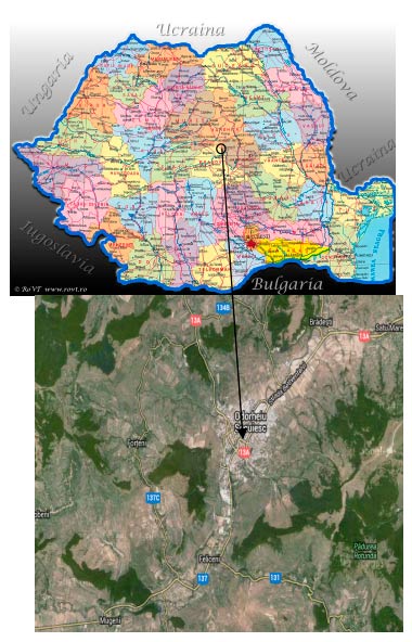 Спутниковые снимки города Одорхею‑Секуйеск
