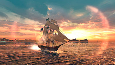 Figure 1  Realistic 3D  graphics in the game Assassin’s Creed