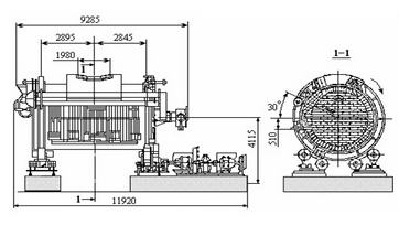 channel induction electric furnace