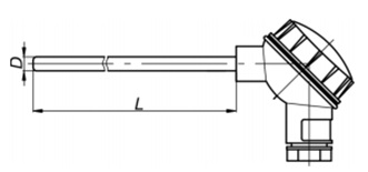 Figure 3.3 – the design of the thermocouple 015.