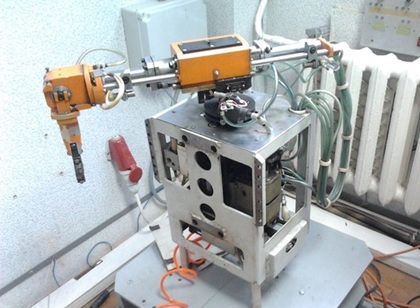 Pneumatic actuator of the manipulator