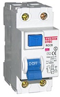 Two-pole RCD with a rated current of 100 A
