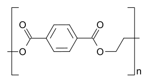 Figure 1 - Structural formula of polyethylene terephthalate