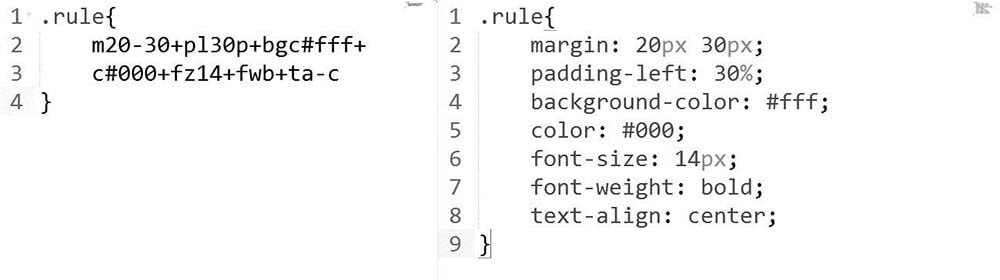Перевод в CSS код с помощью Zen coding в редакторе Sublime Text 2