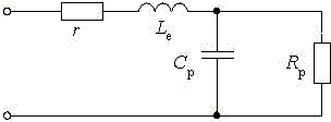 Condenser equivalent circuit
