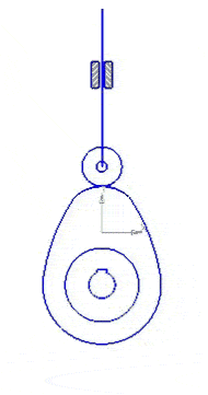 Figure 1 - Principle of operation of the Cam mechanism