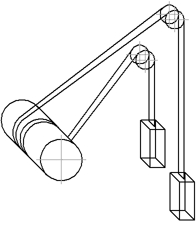 Figure 1 – Principle of operation of the lifting machine