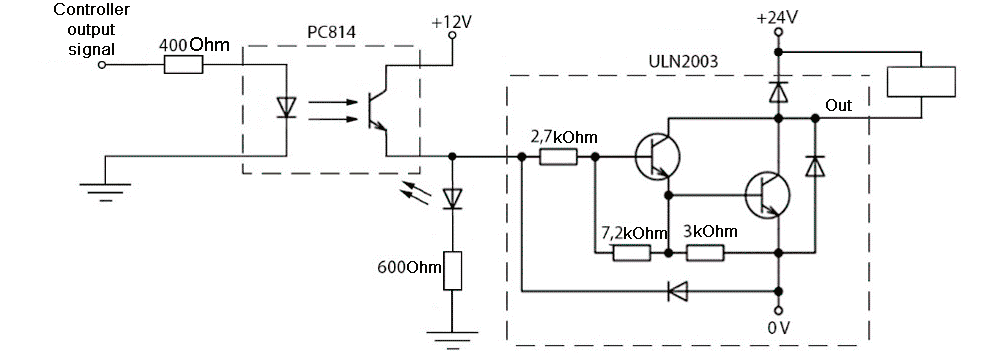 Figure 4  Relay control circuit