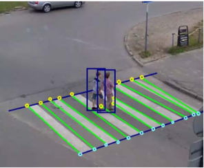 Рисунок 3 – Распознавание пешеходных переходов с использованием OpenCV