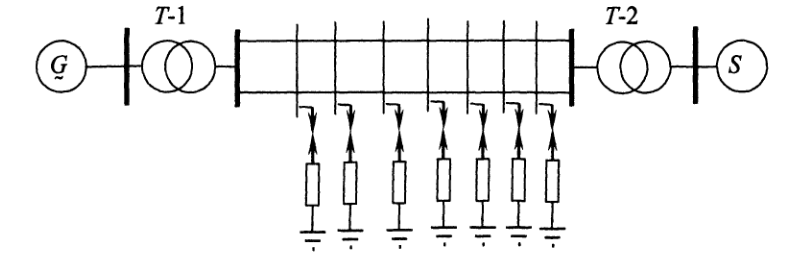 Figure 4 – Associated version of long-distance power transmission