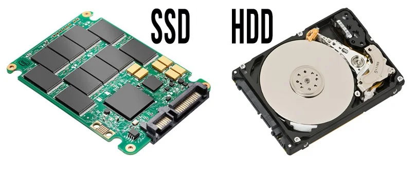 HDD and SSD Picture