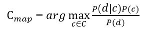 Estimation of the posterior maximum