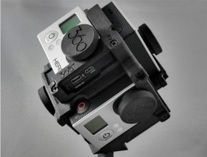 Устройство Freedom 360 с закрепленными камерами GoPro