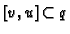 $v,u \in V$