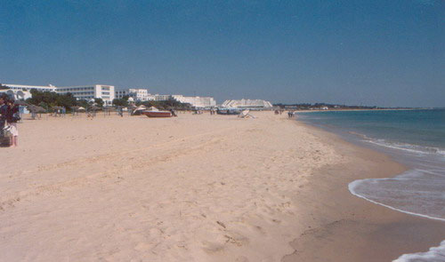 Hammamet beach 