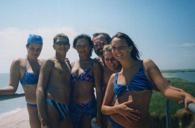 С Анатолием Ивановичем на краю косы