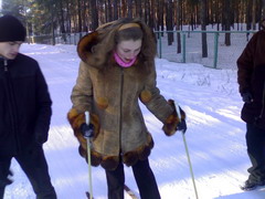 Лыжи и санки - главное развлечение зимой