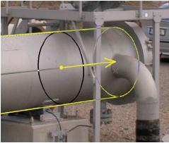 Axiale Verlangerung eines automatisch extrahier- ten Zylinders durch Monobildmessung